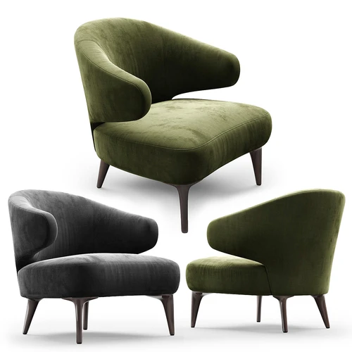 Minotti 现代布艺休闲椅