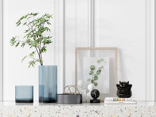 现代植物装饰品