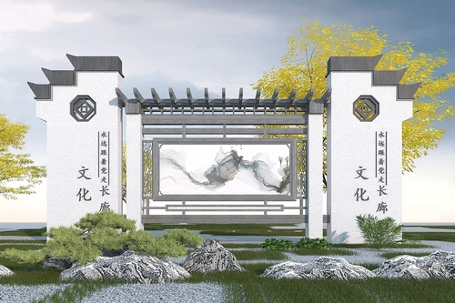 新中式文化宣传栏信息栏