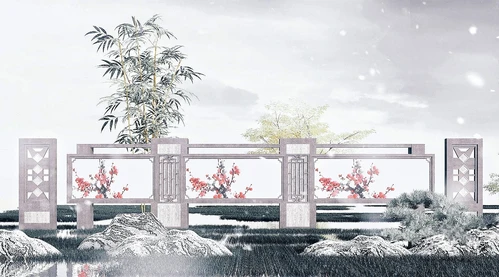 新中式文化宣传栏信息栏