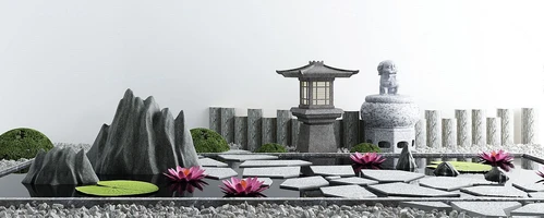 新中式假山雕塑园艺小品