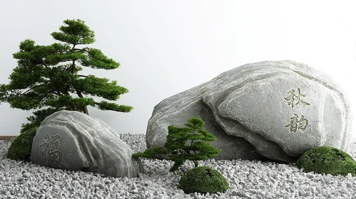 新中式景观石园艺小品
