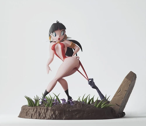 现代少女雕塑景观小品