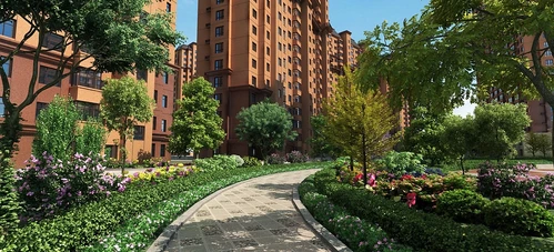 现代住宅小区公园景观