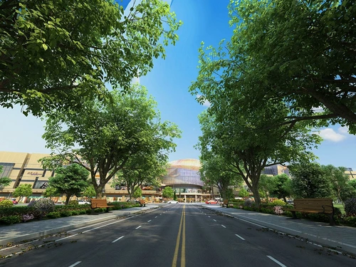 现代城市道路景观