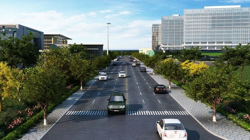 现代城市道路景观