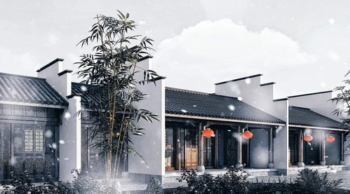 中式古建商业街