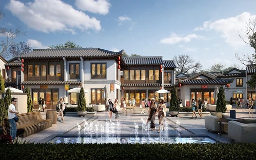 新中式古建商业街