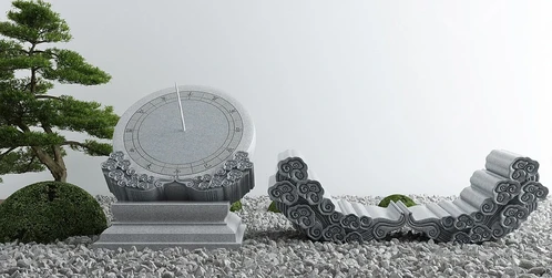 新中式庭院景观禅意小品