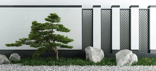 庭院景观小品枯山水石