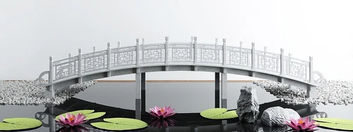 新中式庭院景观小品