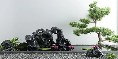 新中式庭院水景小品