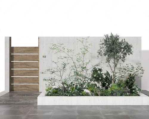 景观植物堆