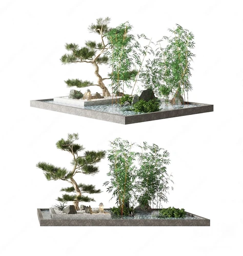 现代绿植景观