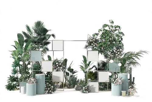 景观植物堆绿植堆灌木组合