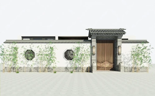 新中式庭院