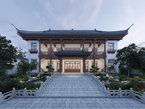 古建筑中庭