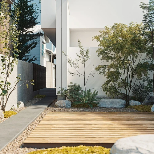 现代屋顶露台花园