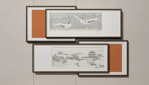 新中式装饰画组合
