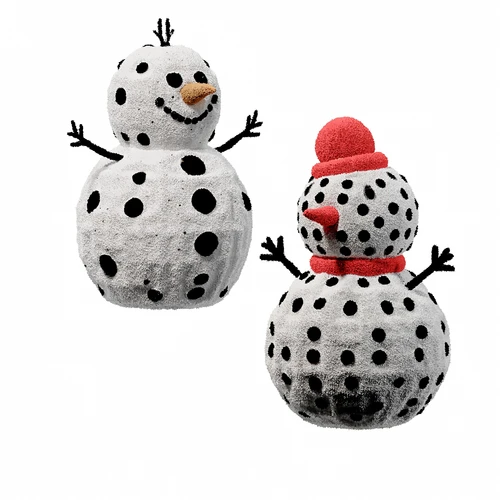 现代儿童卡通雪人