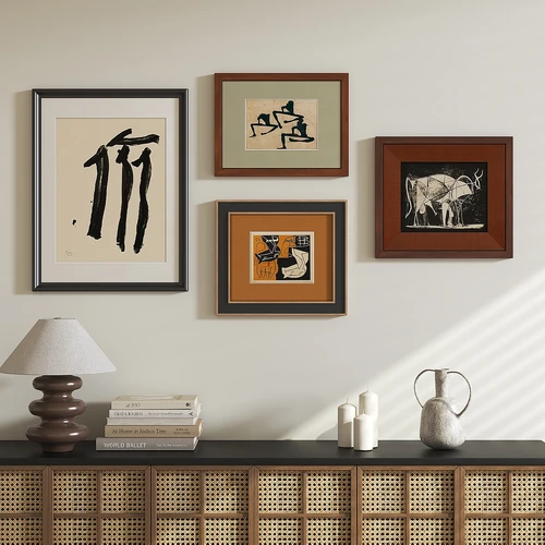 中古风抽象挂画组合