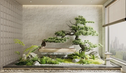 新中式植物造景