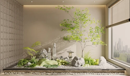 新中式植物造景