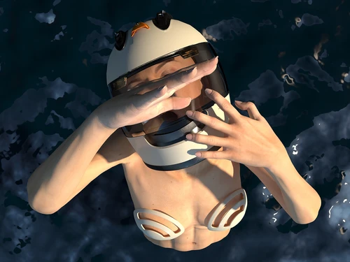 现代风格虚拟女人