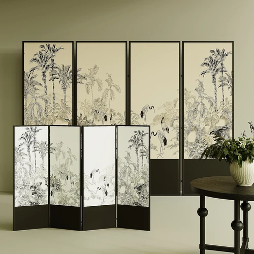 中古风屏风