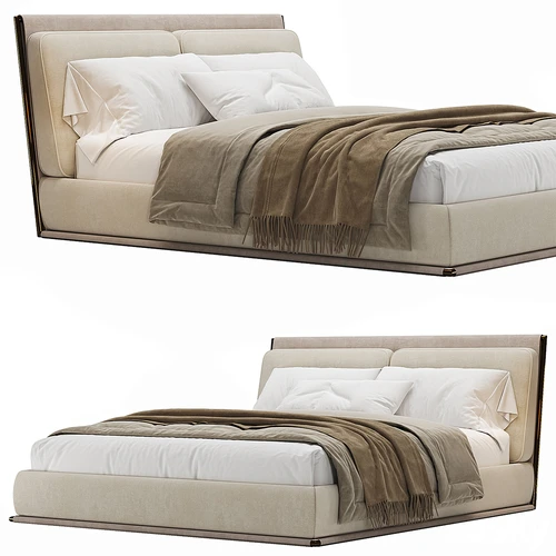 Giorgetti 现代布艺双人床