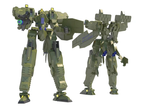现代风格玩具机甲