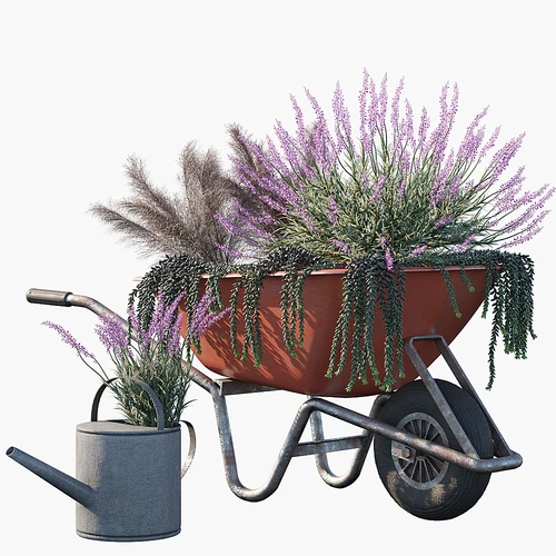 现代花园手推车