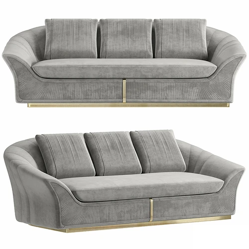 West Elm 现代双人沙发