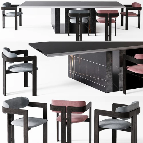 Gallotti 现代餐桌椅