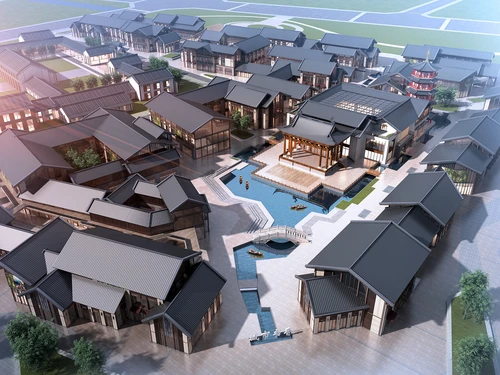 中式古建商业街
