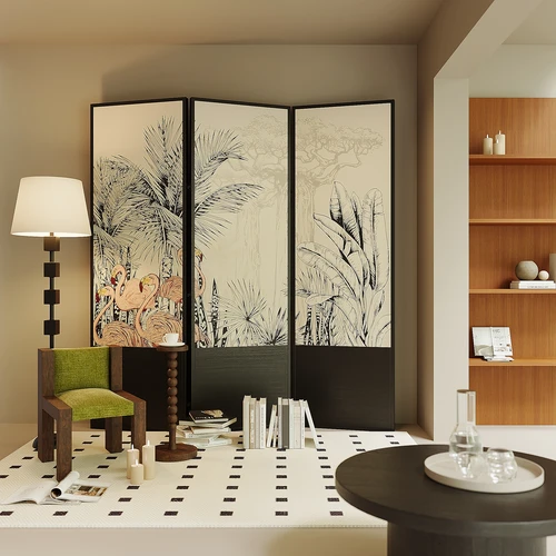 中古风屏风