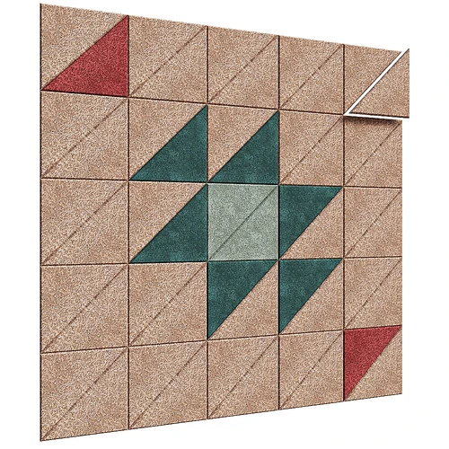 Triangle Big现代背景墙饰三角形组合