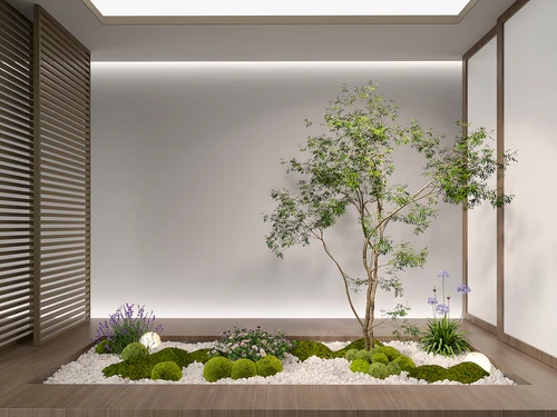 现代植物堆