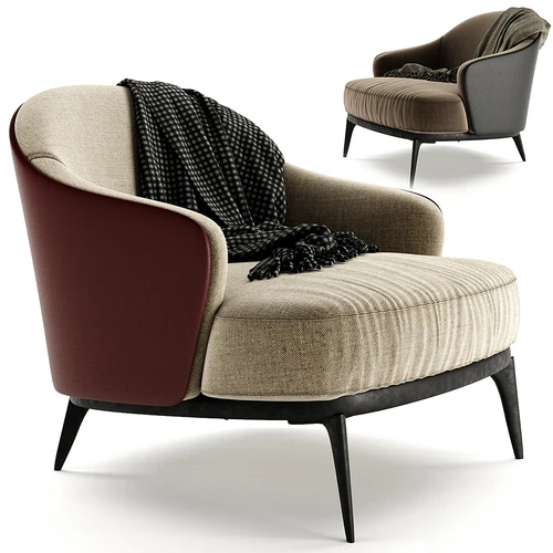 Minotti 现代单人沙发