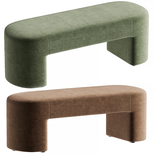 Velvet Bench 现代沙发凳