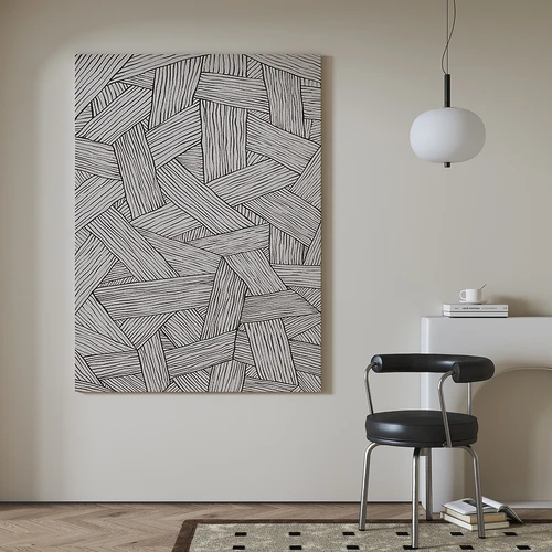 现代线条装饰画