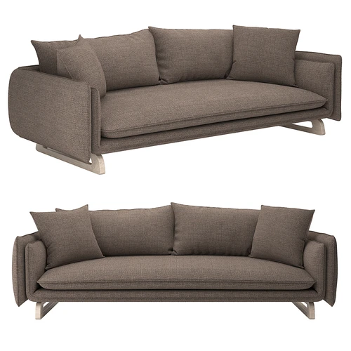 Crate and Barrel 现代双人沙发