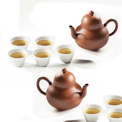 新中式茶具摆件