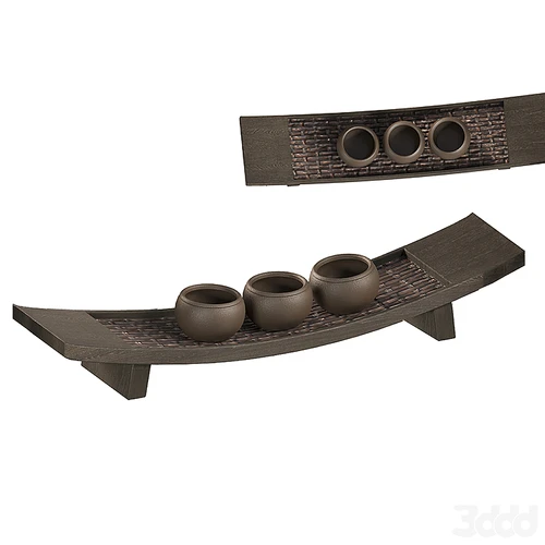 新中式茶具摆件
