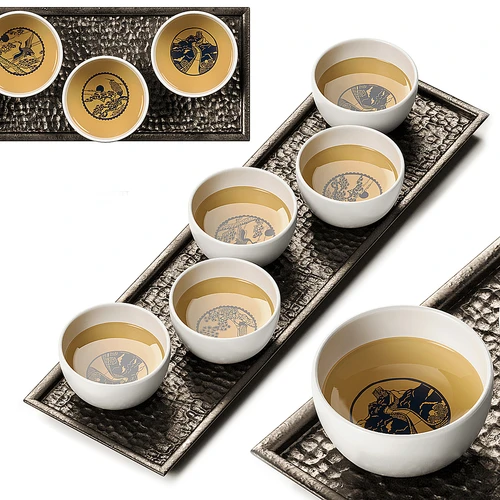 现代茶杯