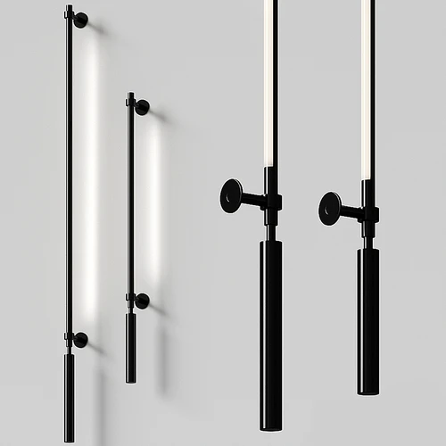 Martinelli现代线性壁灯3D模型