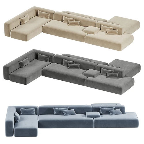 modular 现代多人沙发