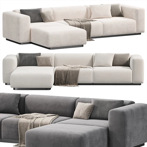 Vitra 现代多人沙发
