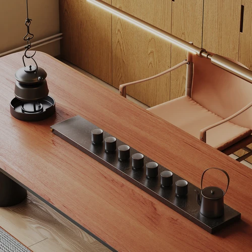 现代茶具摆件