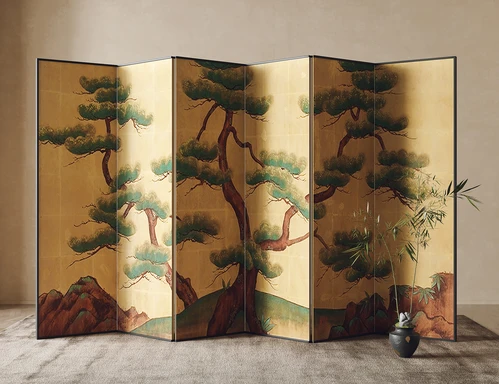 新中式屏风隔断
